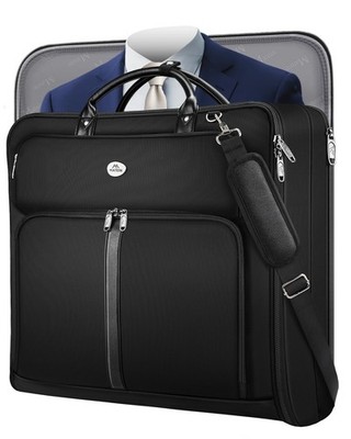 MATEIN Mens Garment Bags for travel, Large Travel Suit Bag Up to 7 Suits with...