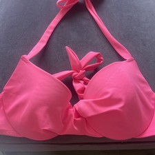 H M size 36C bright pink bikini top