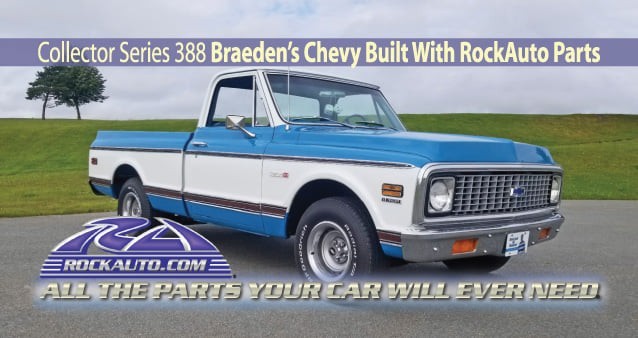 ROCKAUTO COLLECTOR CAR MAGNET #388 1971 CHEVROLET C10