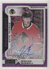 2018-19 O-Pee-Chee Platinum Rookie Autos Violet Pixels Victor Ejdsell Auto 2ti