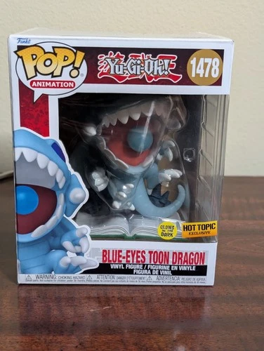 Funko Pop! Vinyl Super 6 in: Yu-Gi-Oh! - Blue-Eyes Toon Dragon (Glow) - Hot...