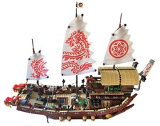 LEGO Ninjago 70618 Destiny's Bounty (Incomplete W/no Minifigures) VGC Retired