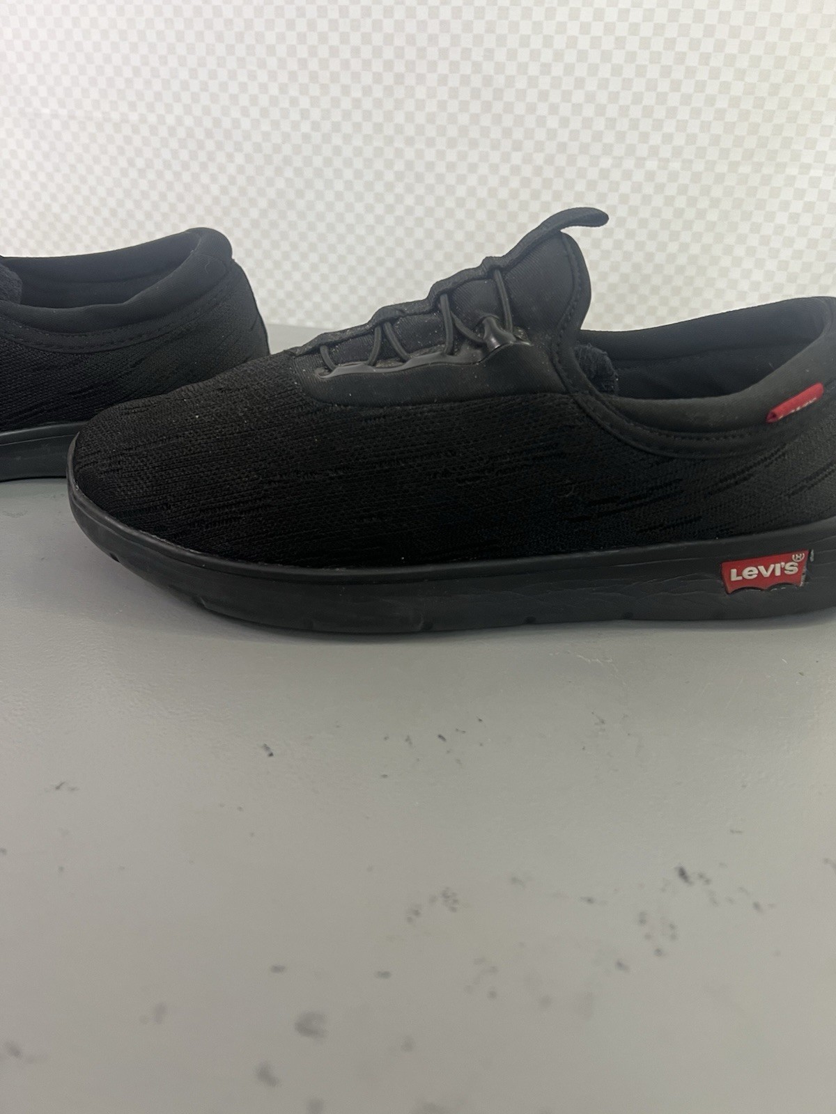 Levi's Women's Black Sneakers 10 Lightweight Knit Casual Comfort Lace Up thumbnail 5