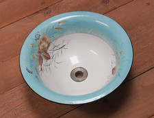 Jugendstil Historismus Gründerzeit Waschbecken Spülbecken Becken Emaille Antik