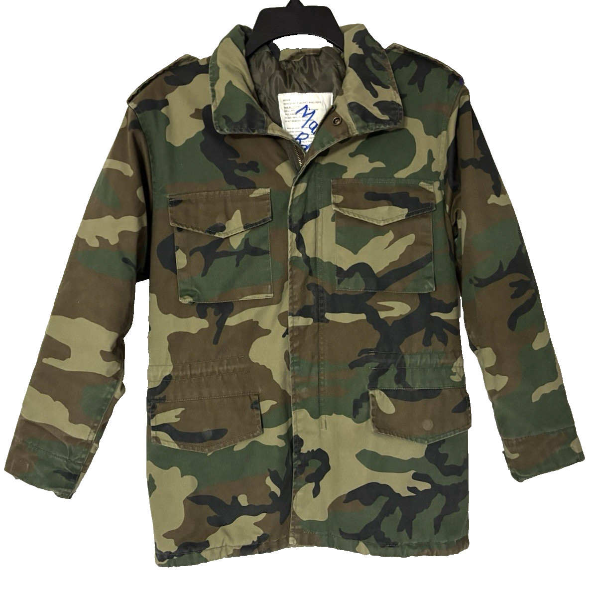 Rothco Kid's M65 Woodland Camo Military Field Jacket w/Hood 