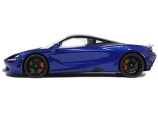 1/18 2023 McLaren 750S Coupe Blue Metallic with Black Top – GT Spirit Diecast