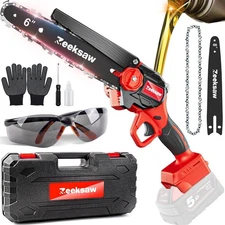 Cordless Mini Chainsaw for Milwaukee M18 Battery, 8-Inch & 6-Inch Handheld... 