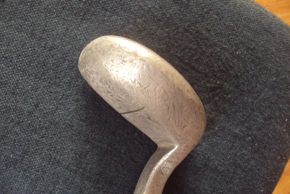 Otey Crisman Selma, Ala 51H mallet putter 35" hickory shaft - Image 3 of 4