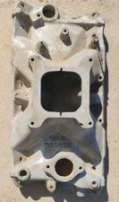 Vintage Weiand 7546 Sbc 350 Aluminum Intake Manifold Small Block Chevy Sandblast Vintage Weiand 7546 Sbc 350 Aluminum Intake Manifold Small Block Chevy Sandblast