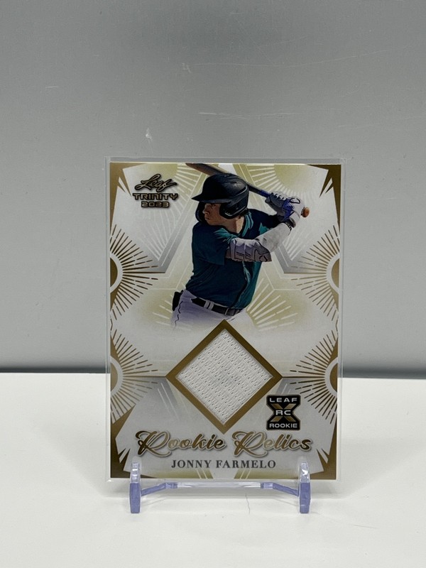 2023 Leaf Trinity Mega Box - Rookie Relics Jonny Farmelo #RR-27 (MEM, RC)