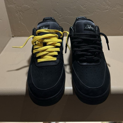 Nike Jordan Men s Low Top Athletic Sneakers Lace Up Black/Yellow/Light Blue