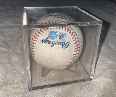 Tampa Bay Rays Game Baseball Mike Zunino RBI Single 9/4/19 MLB Authenticated