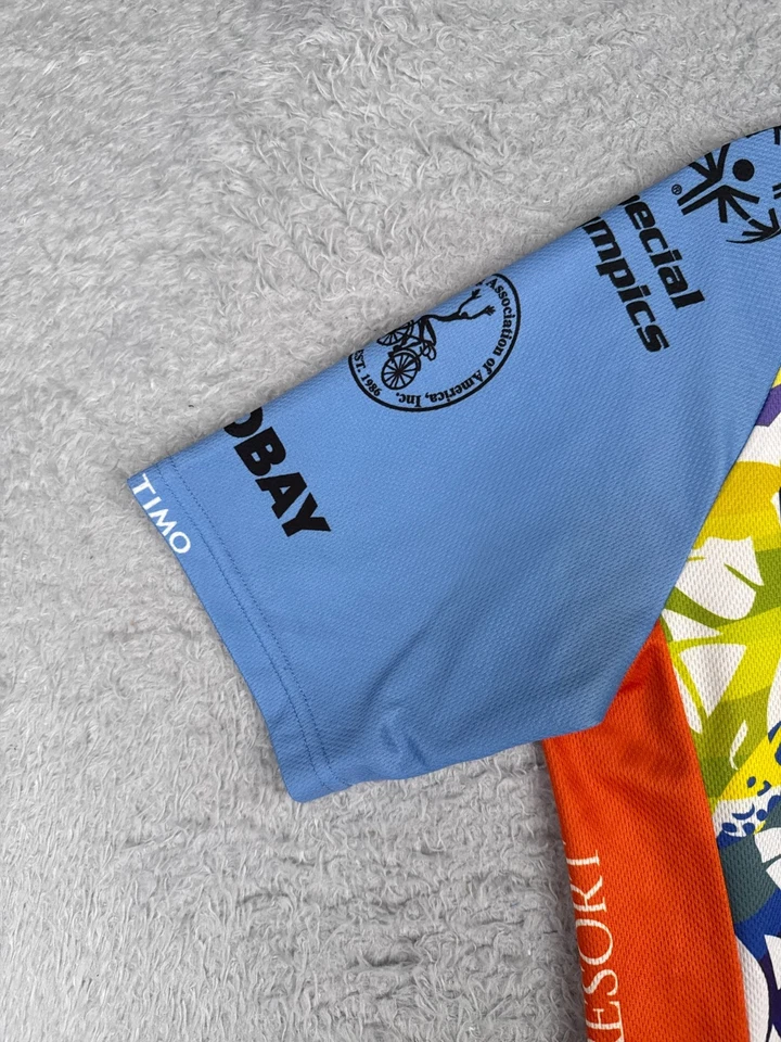 Camiseta de Ciclismo Pactimo Adulto Mediana Verde Roja El Tour De Tucson 1/2 Cremallera Poliéster Foto 3 de 4