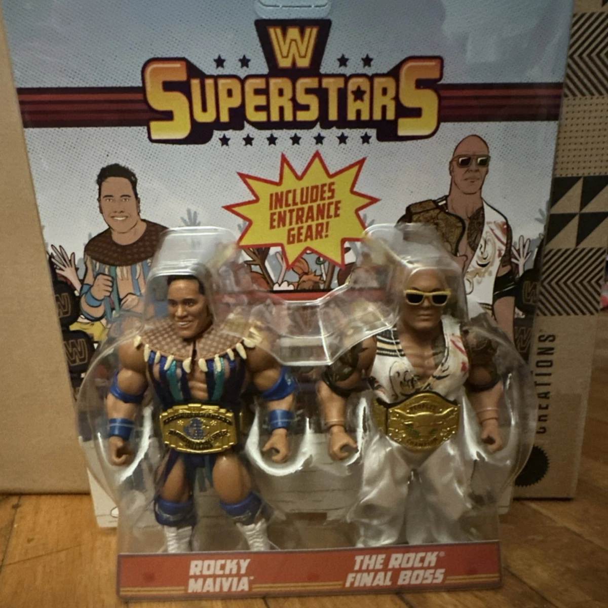 Rocky Johnson In Sports Action Figures for sale | eBay
