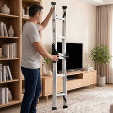Double-Sided Step Ladder Foldable Heavy-Duty Equipment Thickened for Warehouse