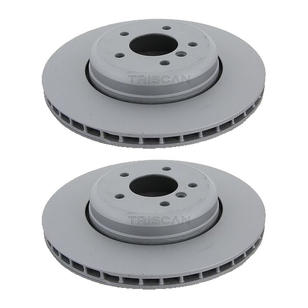 2 Bremsscheiben BelüFtet Ø 345 Mm Triscan Bremsen-Expertise FüR U.A. BMW 5Er-image