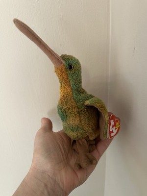 Ty Beanie Baby Schnabel Kiwi Vogel 1998 Vintage Selten Sammlerstück