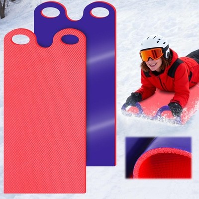 2 PCS High-Speed Winter Snow Sleds for Adults - Durable Snow Sledding Gear