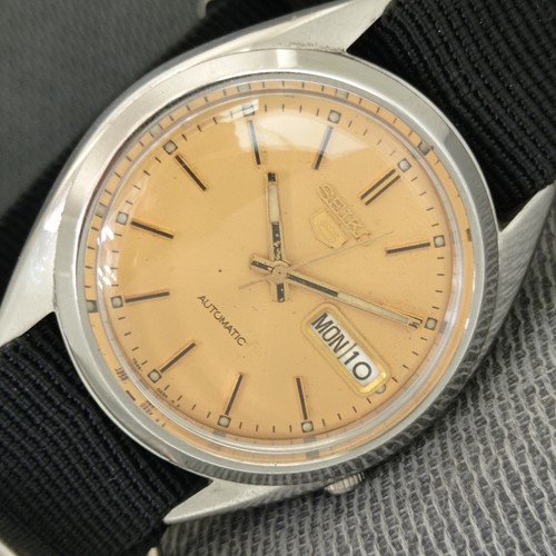 VINTAGE SEIKO 5 AUTOMATIC 7S26A JAPAN MENS ORIGINAL DIAL WATCH a2612-U