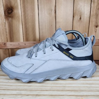 ECCO MX Low Shoes Womens Size 9-9.5 Gray Leather Nubuck Trail Hiking 820183