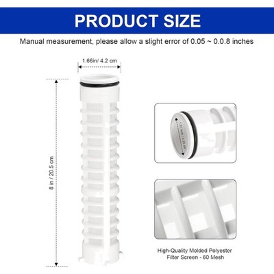 1-1/2'' 60 Mesh Spin-Down Replacement Filter Screen for Rusco & Vu-Flow Filtra...