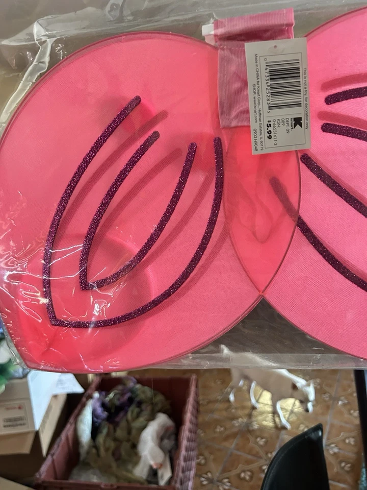 Pink Glitter Fairy Butterfly Wings for Girls Costume Brand New - Image 3 of 4