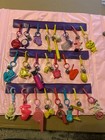 RETRO VTG 1980's Plastic Clip Bell Charms 53 Charms Album Chain Kidcore Twee — photo 8