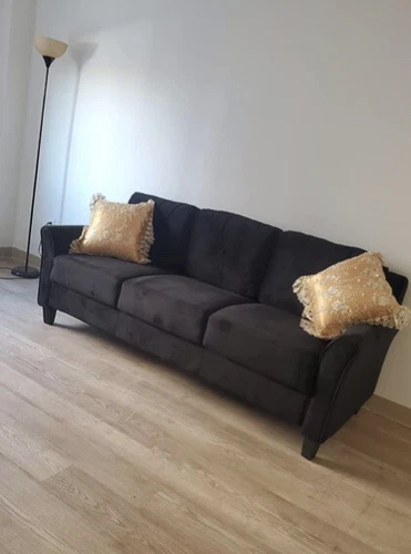 Lifestyle Solutions Grayson Sofa (Black) - Thumbnail 3