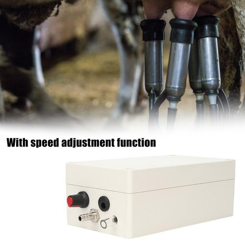 Elektrisch Manuell Melkmaschine Vakuumpumpe Für Kühe Ziegen Milker Melkeimer 24W - Bild 10 von 12