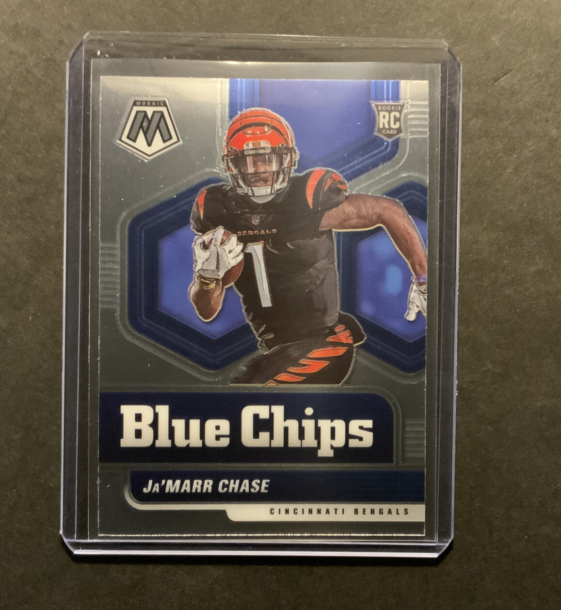 2021 Mosaic Ja'Marr Chase Blue Chips Rookie RC #7 Bengals B3 TTC1881