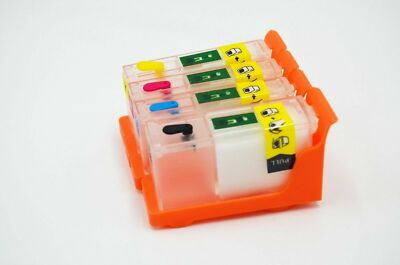 Empty Refillable Cartridges 4 Colors for Lexmark 100 XL S301 S305 S405 S505 S605