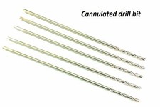 Forets orthopédiques cannulés 2,7 mm lot de 5 inserts orthopédiques vétérinaires