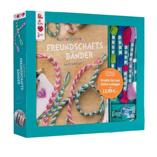 Kreativ-set Kunterbunte Freundschaftsbänder