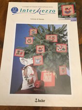 Schema personaggi natalizi punto croce per decorazioni Natale COATS