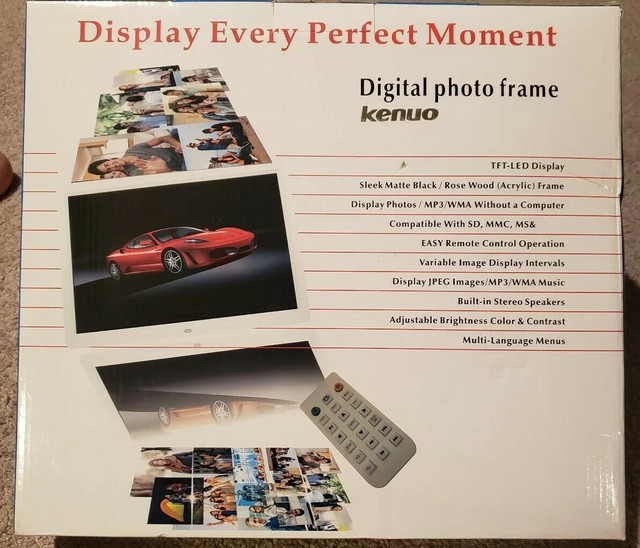 Kenuo 13 Inch Digital Photo Frame 1280 X 800 Hd Led Screen With Calendar