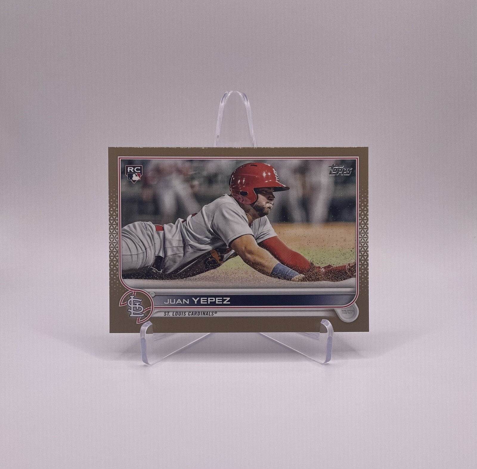 JUAN YEPEZ 2022 Topps Series 2 #506 Gold Rookie RC /2022 Cardinals