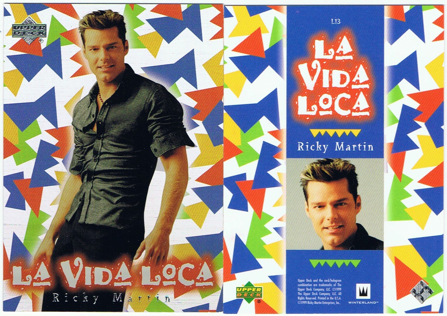Ricky Martin La Vida Loca by Upper Deck/Winterland in 1999. Inserts + Discounts. - Picture 23 of 24