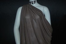 Micro Modal100 Knit Fabric Jersey Ecofriendly Super Soft Silky Bark Brown