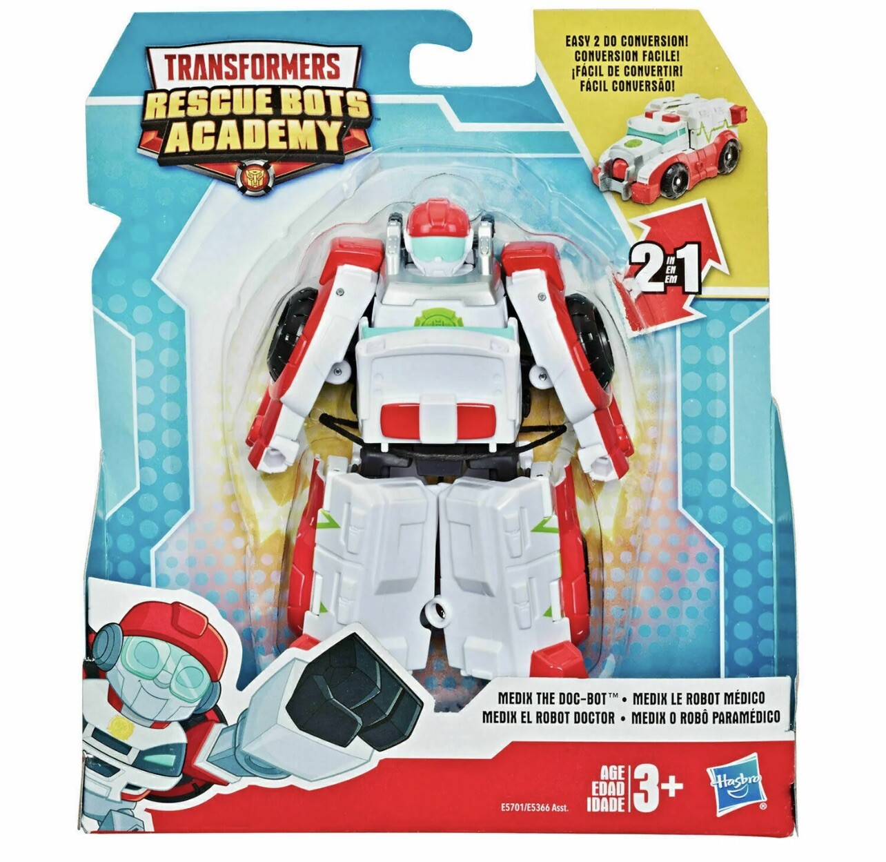 Playskool Heroes Transformers Rescue Bots Academy Medix The Doc-Bot