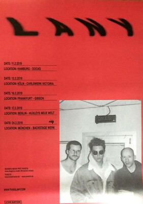 LANY 2019 TOUR Concert Poster Konzert Plakat DIN A1