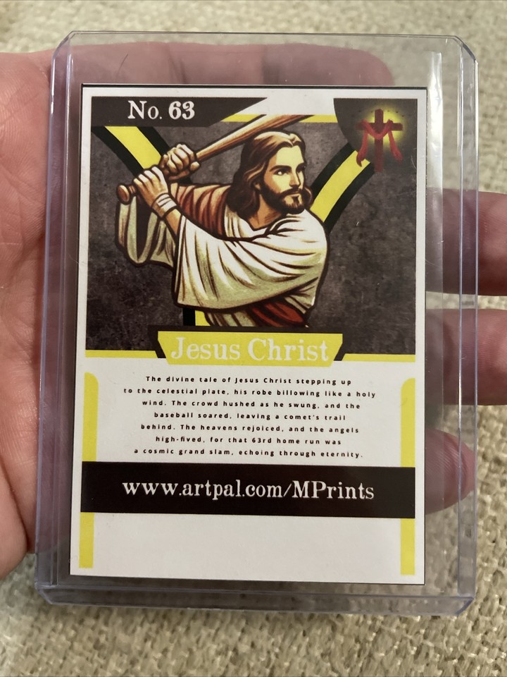 Carte à Collectionner Jésus Christ Prizm Rookie Auto - Rare Fan Art Saint Graal - Football (non Gradée)