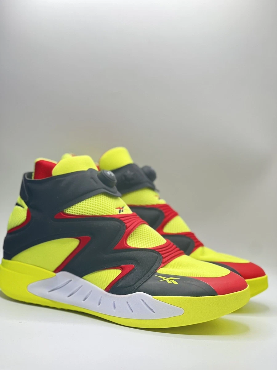 Reebok Instapump Fury Zone Men’s Size 13 Basketball Shoes G55142 Acid Yellow