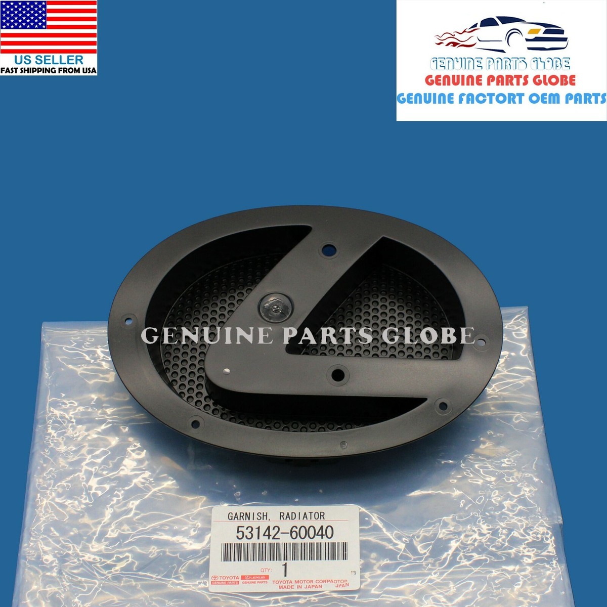 GENUINE OEM LEXUS 14-19 GX460 | 13-15 LX570 FRONT GRILLE EMBLEM
