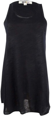 Miken 259520 Women's Juniors Sheer Tank Dress Swim Cover-Up Swimwear Size XS