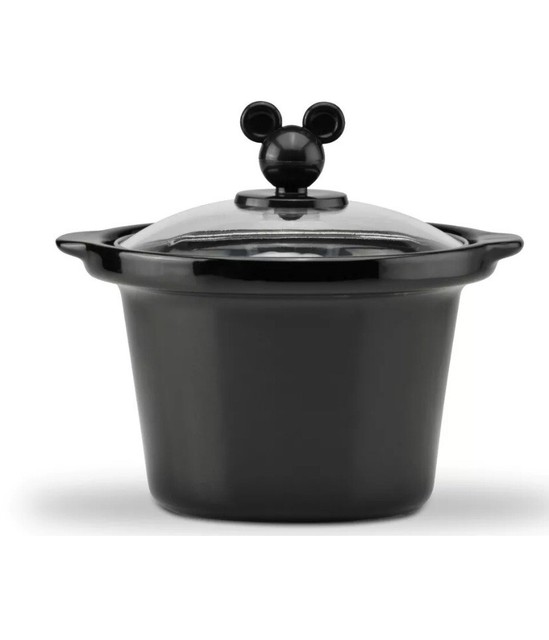 Mickey Mouse 2 Qt Crock Pot Slow Cooker NIB Fun Stay Home Indoor