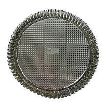 Pamper Chef Quiche Flan Pan Set di 2 Torte Scanalate da Forno Cucina Pasticceria