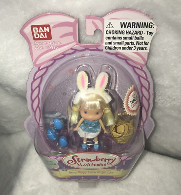 New 2003 Strawberry Shortcake Berry Happy Easter Angel Cake Doll Target *READ