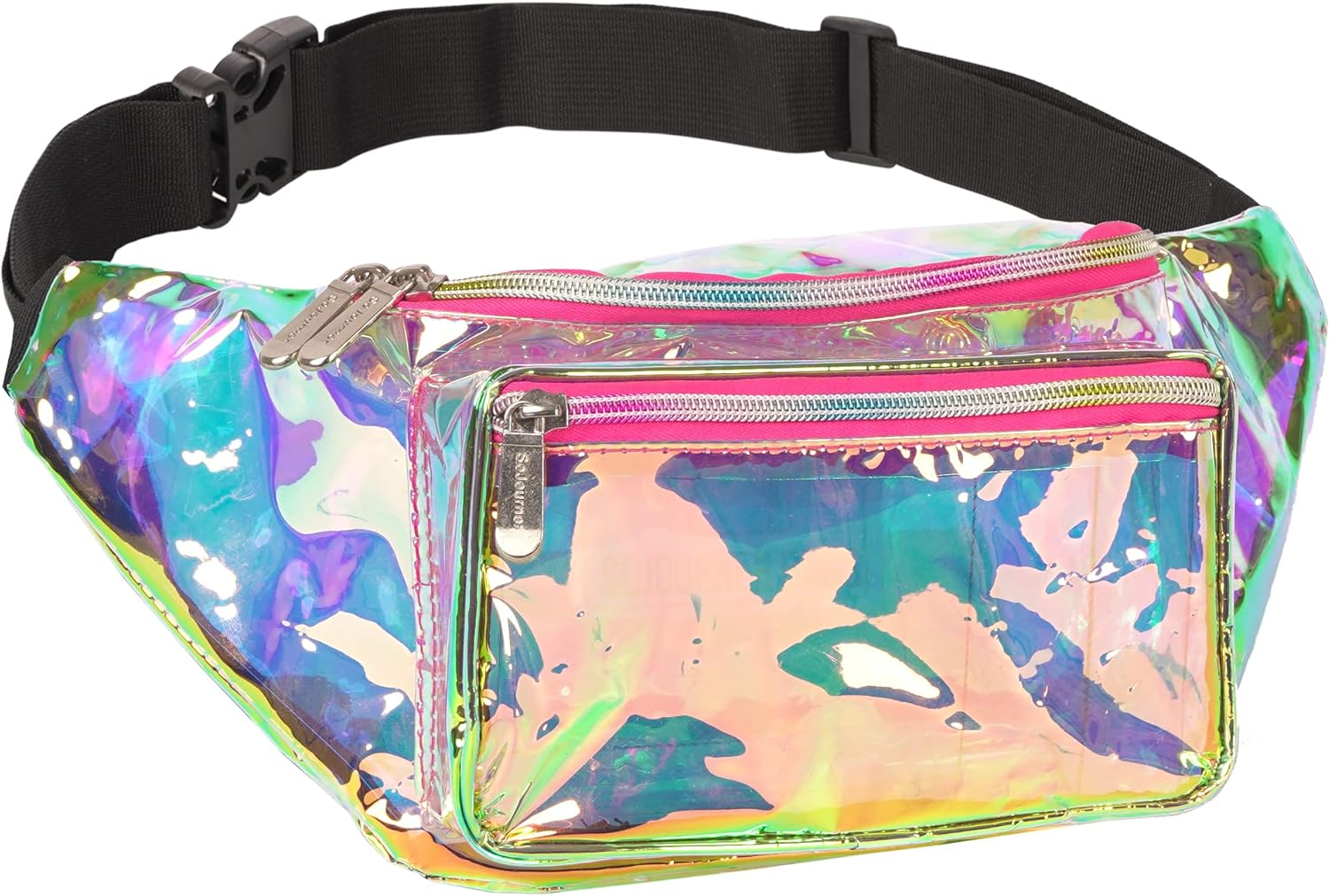 Holographic Clear Waterproof Fanny Pack Belt Bag for Women - Crossbody Waist Bag