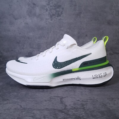 NIKE ZoomX Invincible Run Flyknit 3 Running Shoes Mens 11.5 Wake Up Pack Green