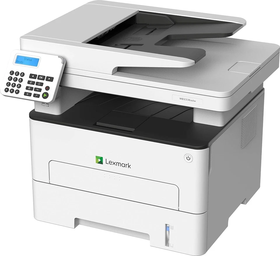 Lexmark MB2236ADW Black & White Mono All-in-One Laser A4 Printer  WITH 83% TONER - Image 2 of 4